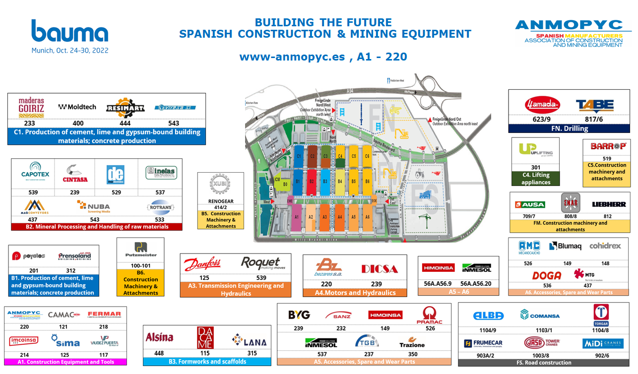 Cluster ANMOPYC looks forward to meet you at BAUMA 2022